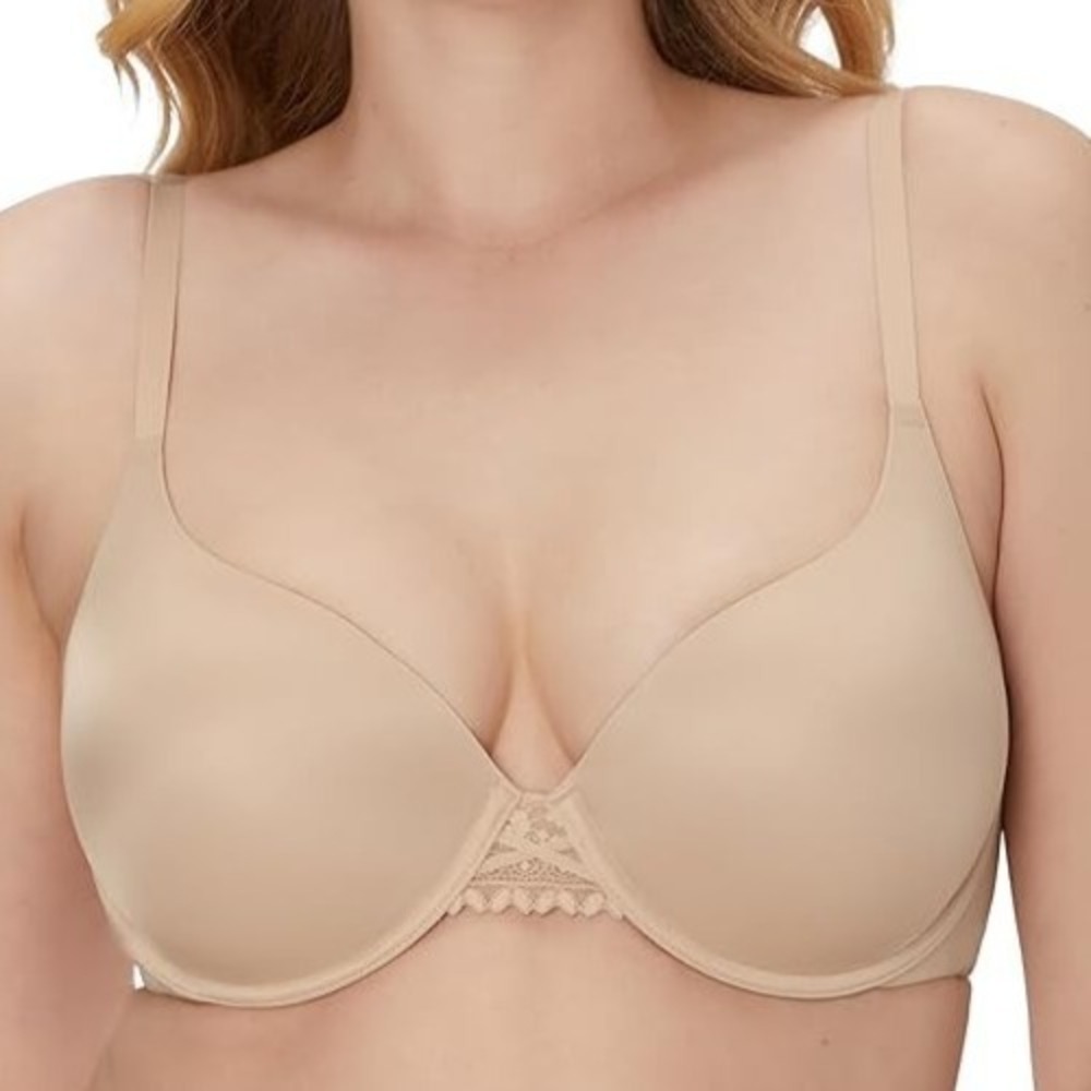 34B Maidenform Dreamwire Demi Convertible Padded Push Up Underwire Bra Nude
